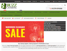 Tablet Screenshot of buzzcateringsupplies.com